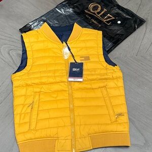 Quilted Yellow Vest by OUI